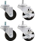 CASTERS (4) 1/2-13 STUD
