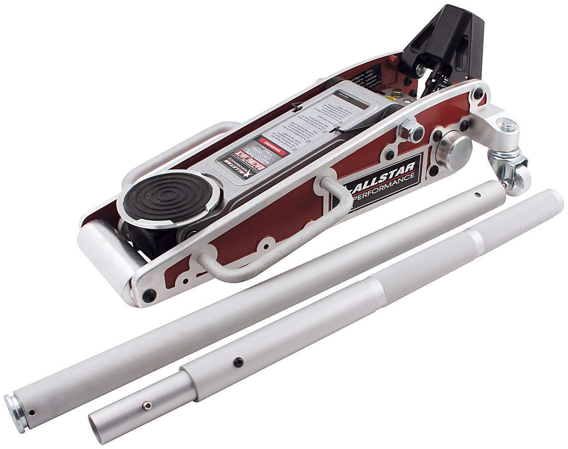 ALUM RACING JACK 3 PUMP RED