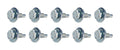 Body Bolt 3/4in 10pk Silver