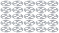 LW Scuff Plate Aluminum 1/2in 25pk