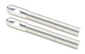 Alum Hood Pins 1/2in 1/4in Holes 2pk Silver