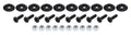 Countersunk Bolt Kit Black 10pk