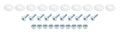 Countersunk Bolt Kit White 10pk