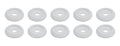 Body Bolt Washer Plastic White 10pk