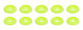 Body Bolt Washer Plastic Fluorescent Yellow 10pk