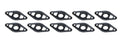 Body Reinforcing Plates Black 10pk