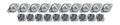 Flush Hd S/E Fasteners 7/16 .550in 10pk Steel