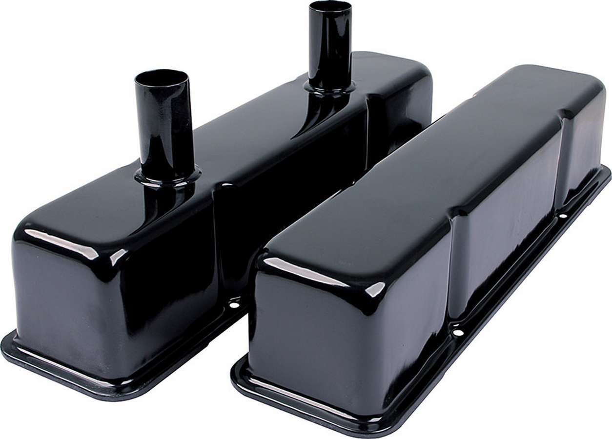 VALVE COVERS  BLACK PAINTED  P