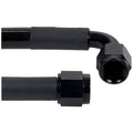 Coated Braided Line 36in #6 Hose -6 Str/-6 90 Deg