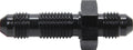 Straight Bulkhead -4 Black 10pk