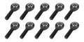 Pro Rod End LH Moly PTFE Lined 1/2in 10pk