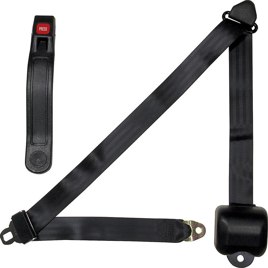 SEAT BELT  BLACK  3-POINT  RET