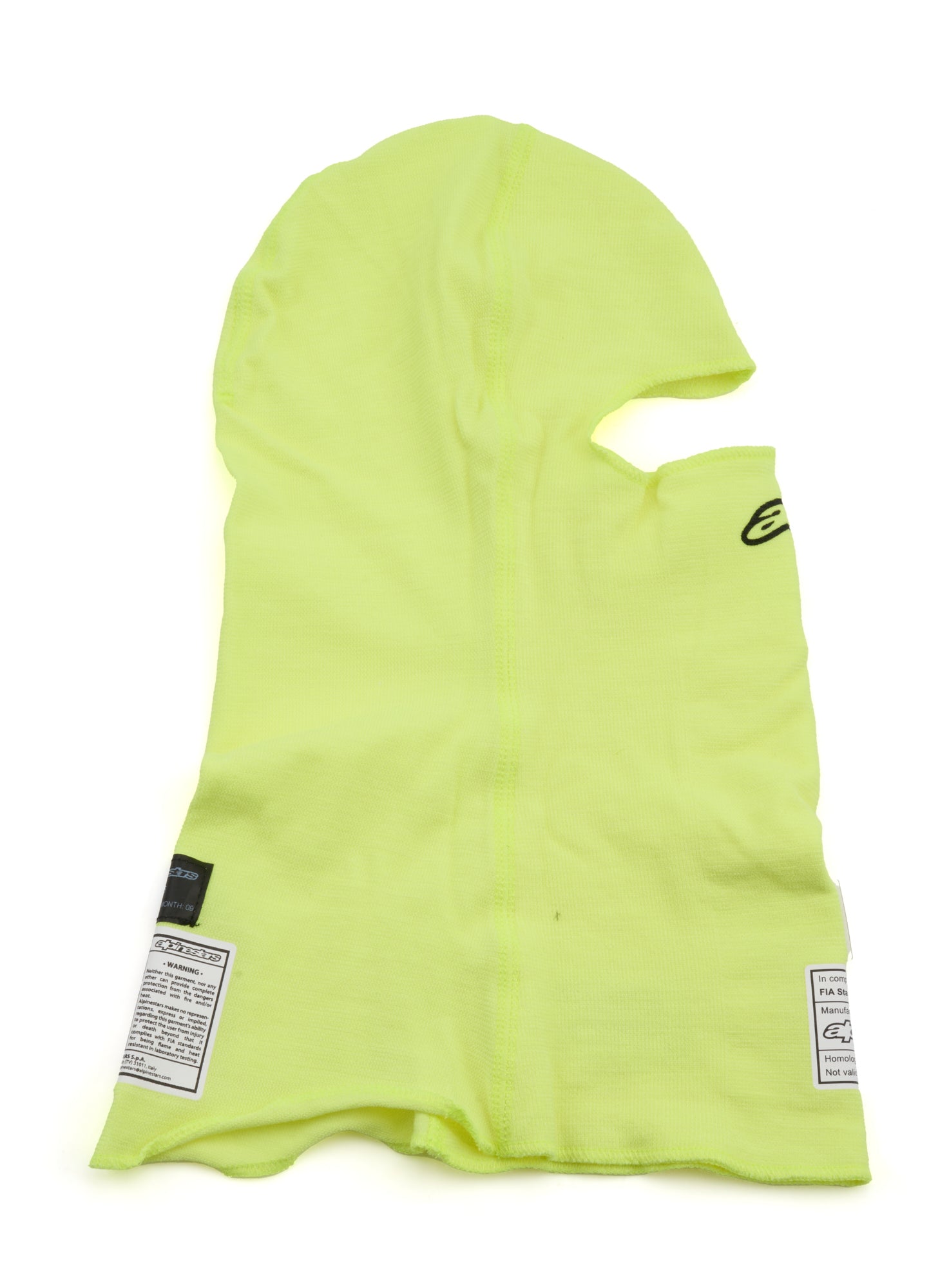 Balaclava EVO V3 Flu Ylw FIA / SFI