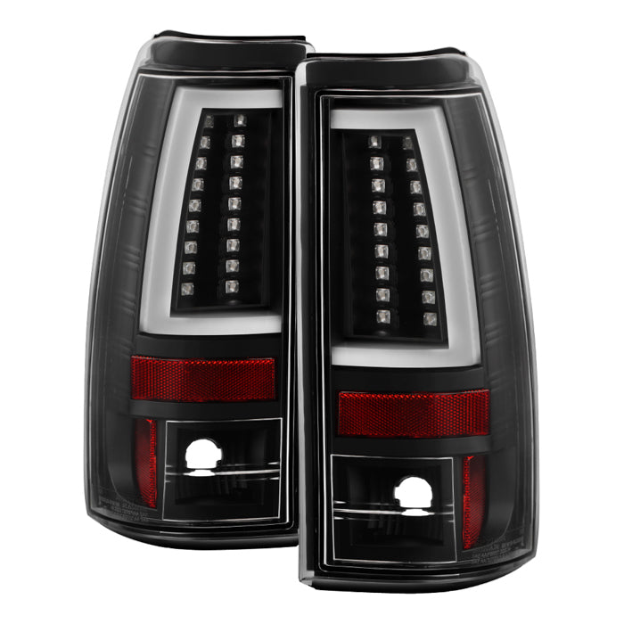 Spyder 03-06 Chevy Silverado - (Does Not Fit Stepside) LED Tail Lights - All Black ALT-YD-CS03V2-LED 5085849