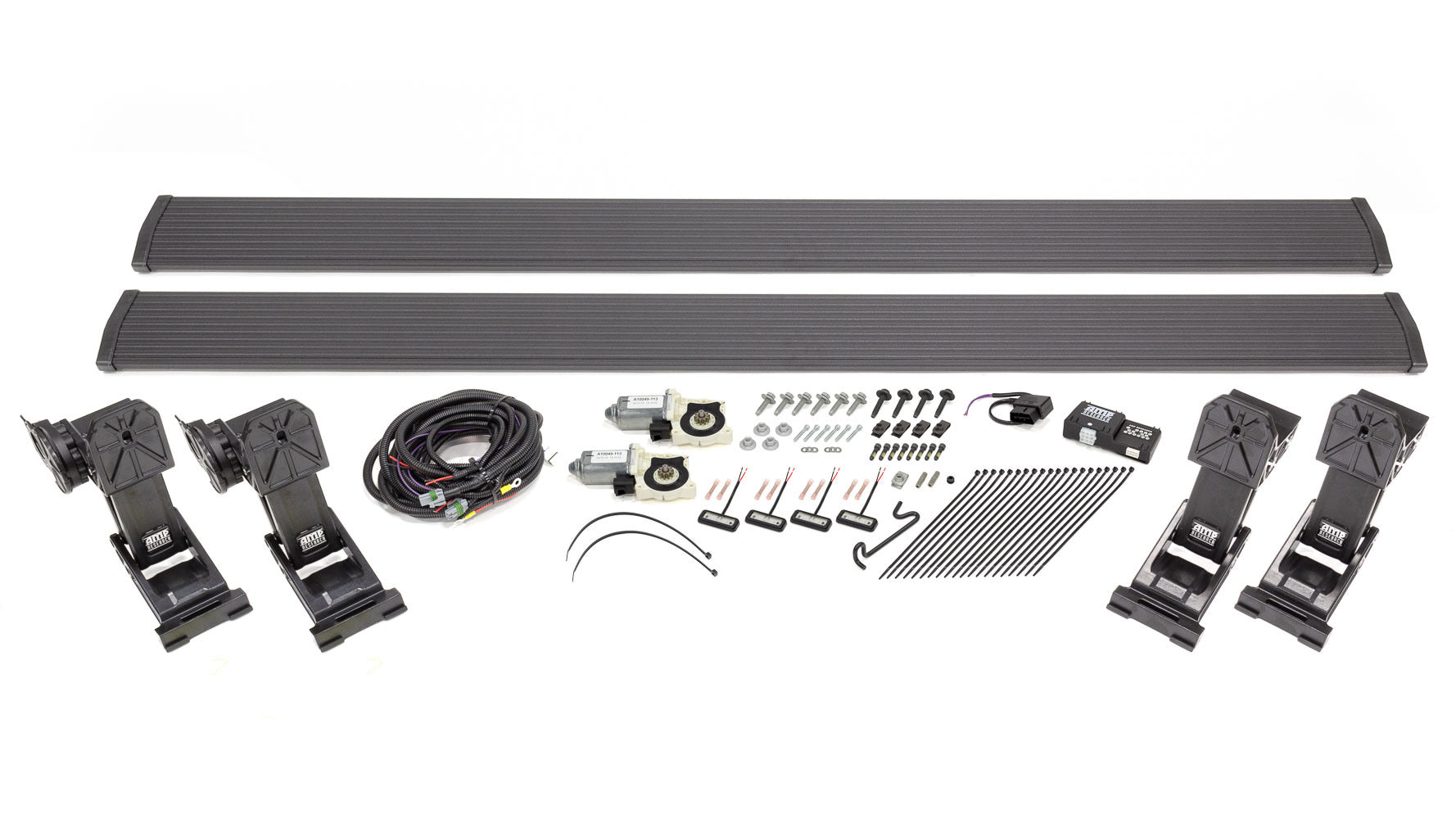 RUNNING BOARDS ALUM BLK ANOD K