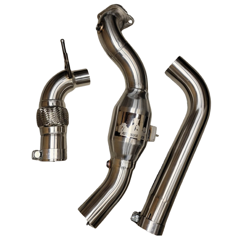 AMR Stainless Steel Catted DownPipe Mustang EcoBoost 2015-2023