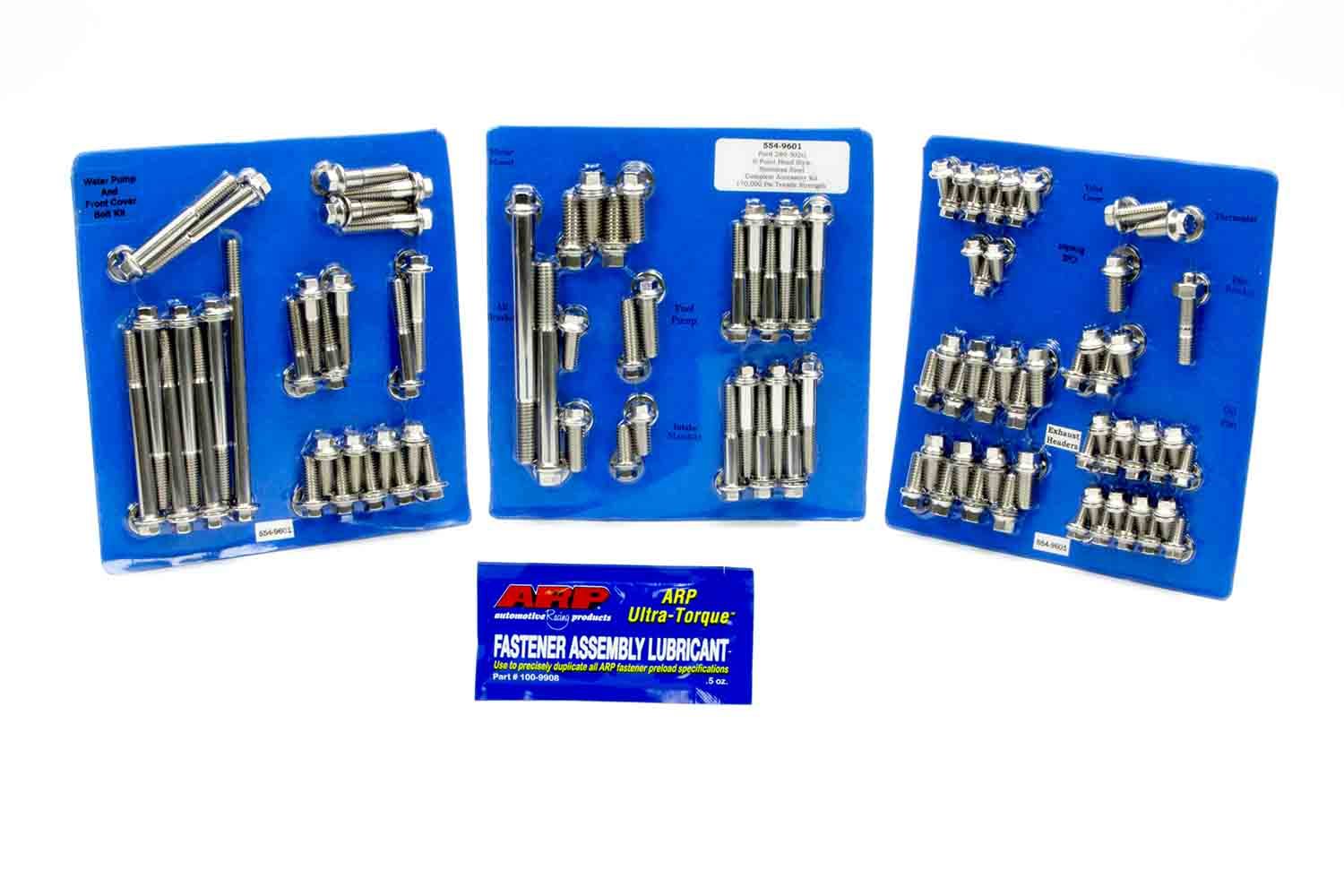 ENGINE BLT KIT SBF 80- HEX SS