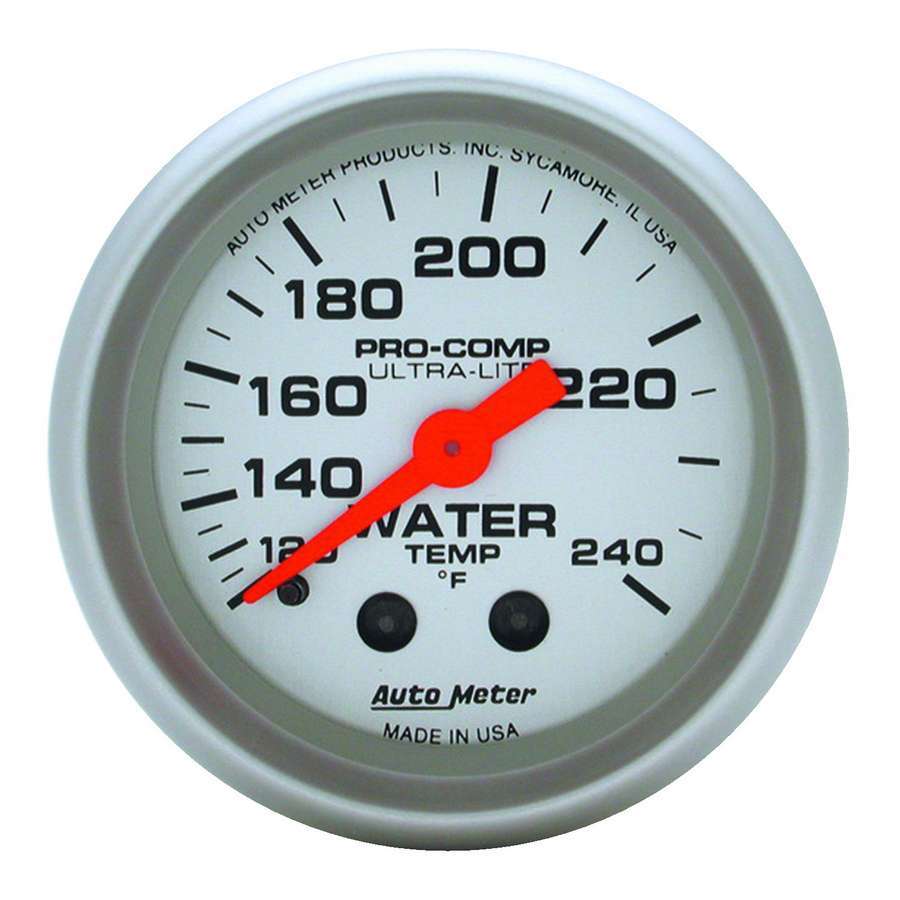 TD GAUG  WATER TEMP  2 1/16