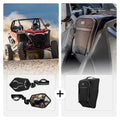 Kemimoto Rear View Side Mirrors and Center Shoulder Bag Polaris RZR PR