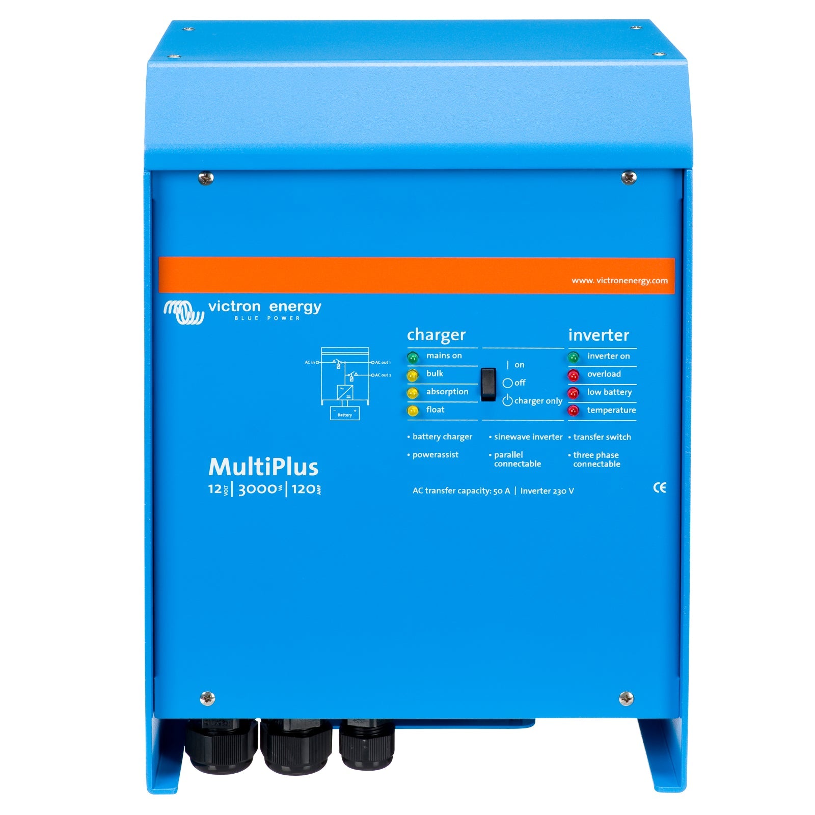 Victron - MultiPlus 12/3000/120-50 230V VE.Bus [PMP123021010]