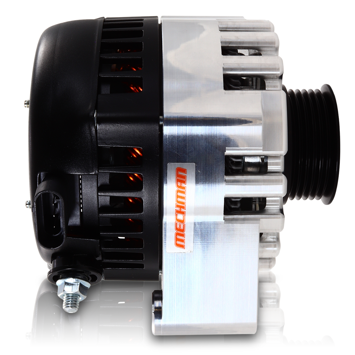 Mechman 170 Amp Billet Racing Alternator C5 / C6 Corvette 5.7L 6.2L - Machined