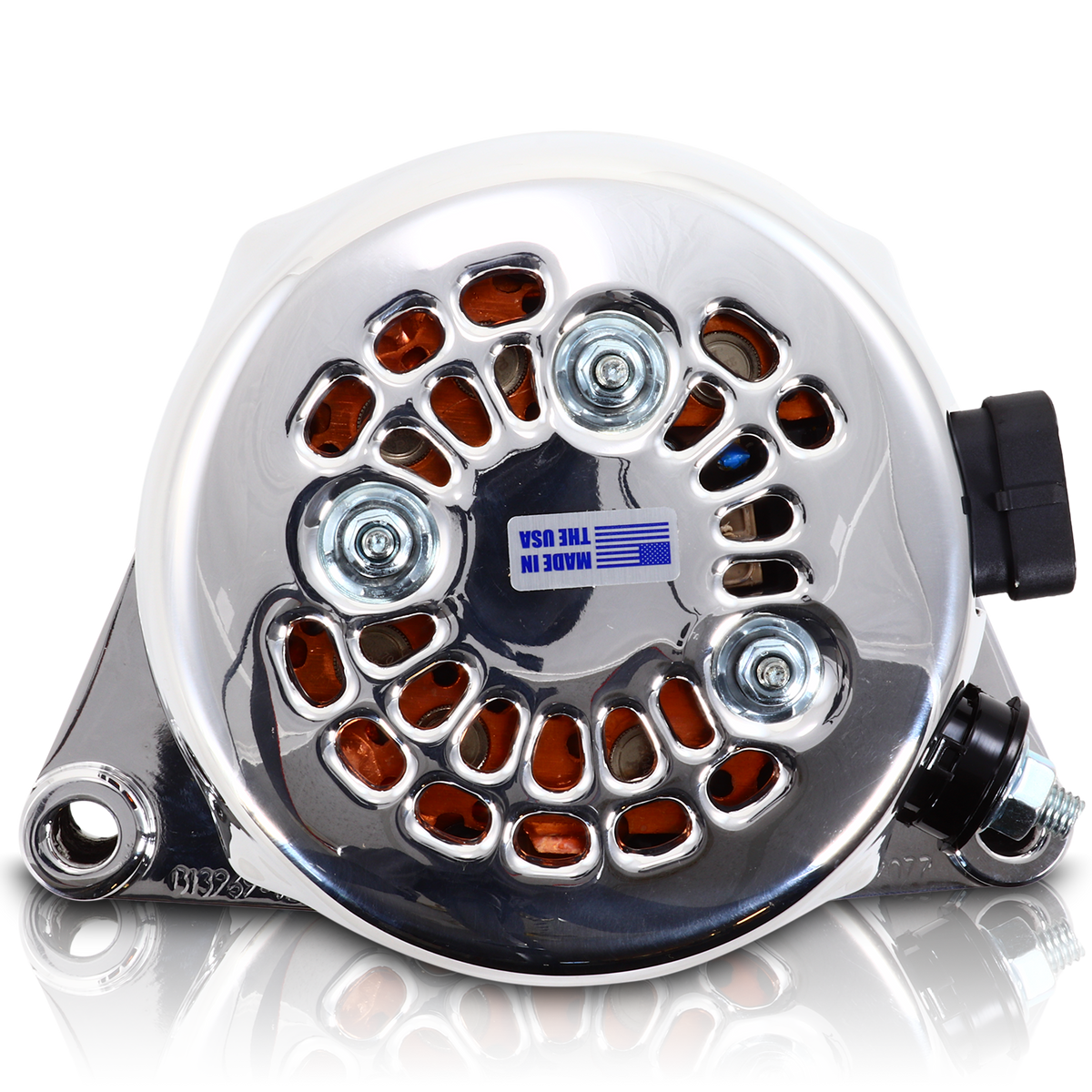Mechman 240 Amp S Series Billet Racing Alternator C5 / C6 Corvette 5.7L 6.2L - Polished