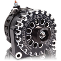 Mechman 370 Amp RVC Bypass High Output Alternator 2014+ Chevrolet GMC Cadillac - Black Billet