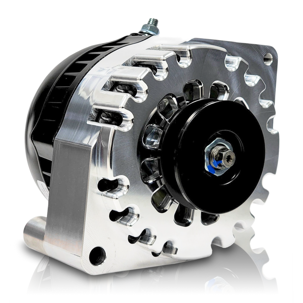 Mechman 170 Amp S Series Billet Racing Alternator 1965-1985 Ford - Machined
