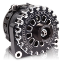 Mechman 370 Amp High Output Alternator 1996–2004 GM Truck - Black Billet