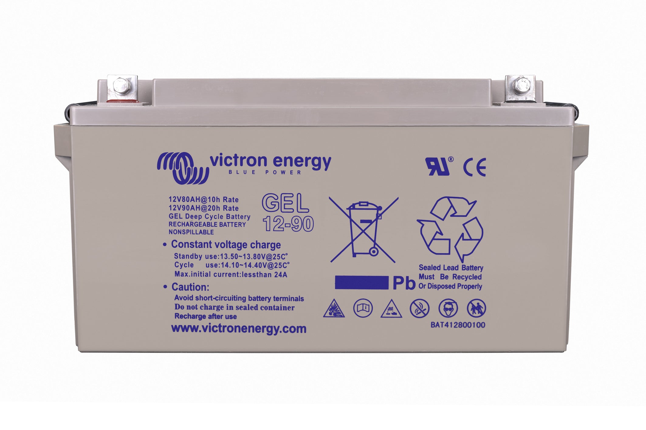 Victron - 12V/90Ah Gel Deep Cycle Batt. [BAT412800104]