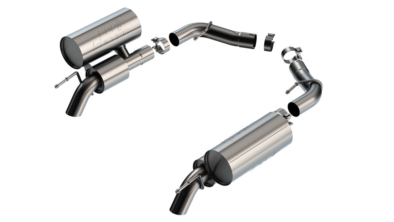EXHAUST AXLE-BACK DUAL JEEP