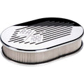AIR CLEANER SM OVAL POLISH FLG