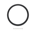LEATHER RING BLACK