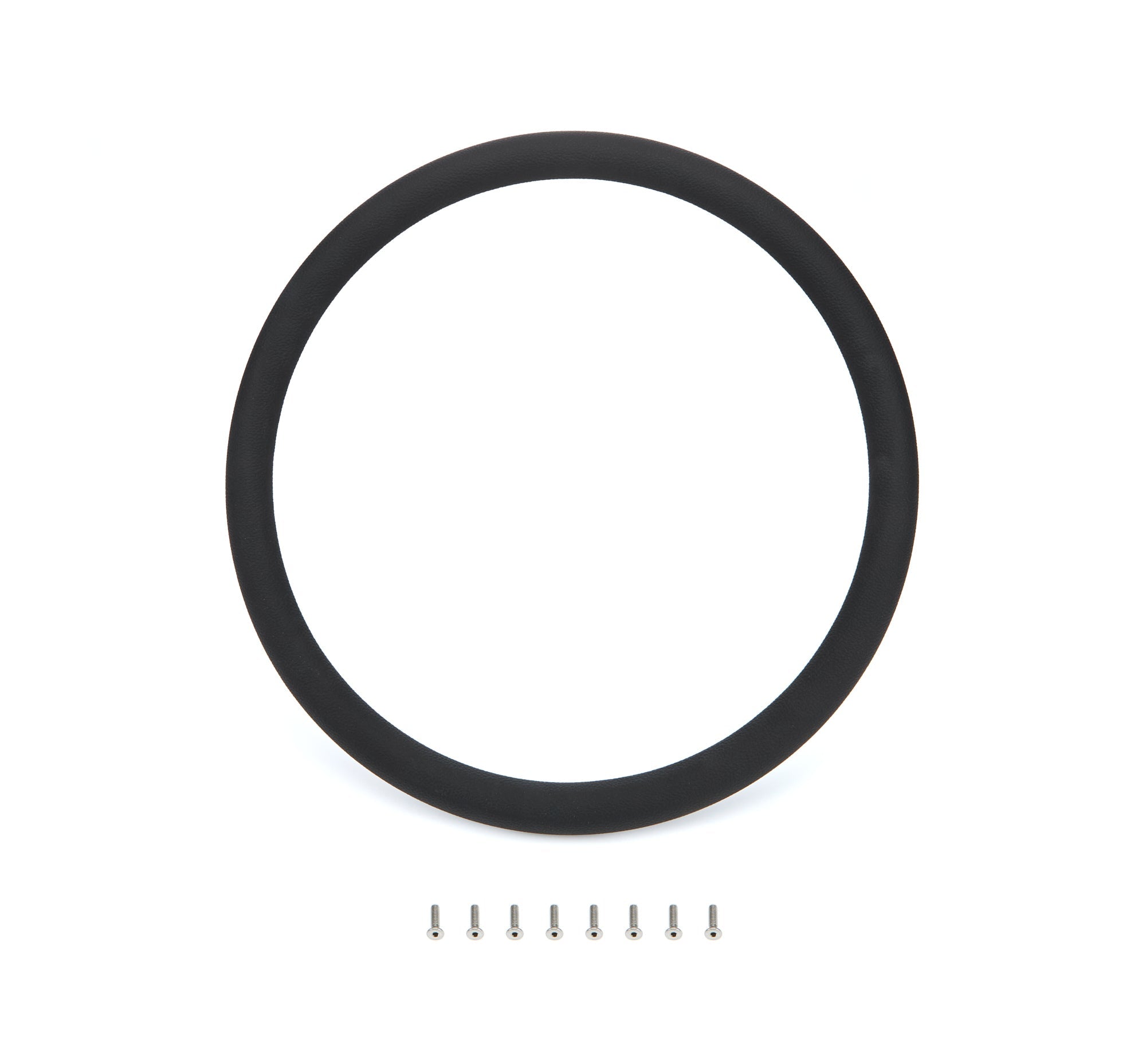 LEATHER RING BLACK