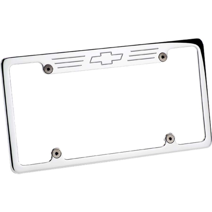 LICENSE FRAME BOW TIE EMBLEM
