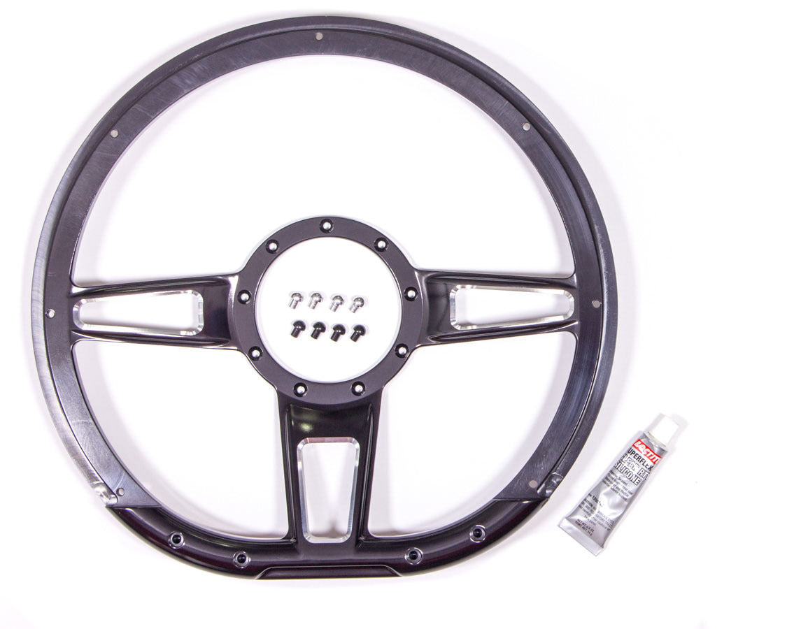 STEER WHL 14IN FORMULA BLK