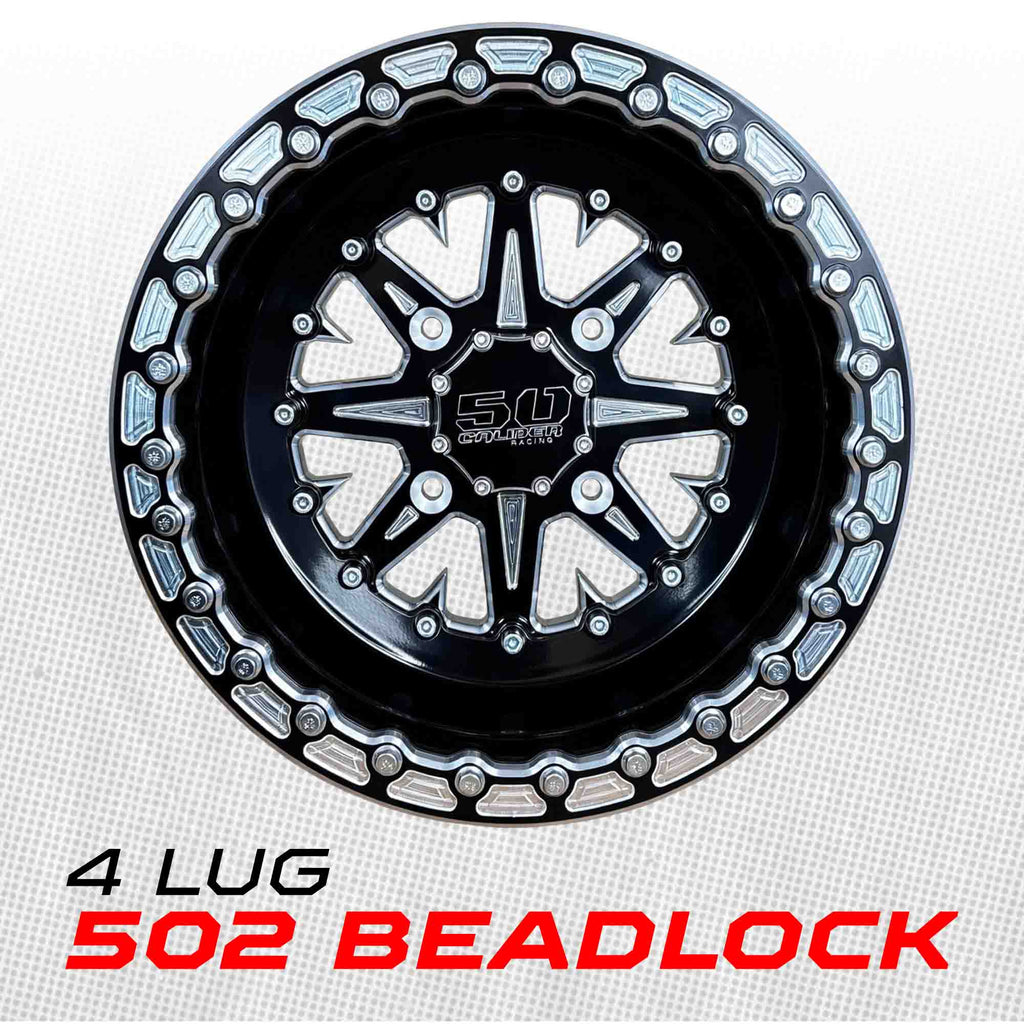 502 Billet Aluminum Beadlock wheel Black