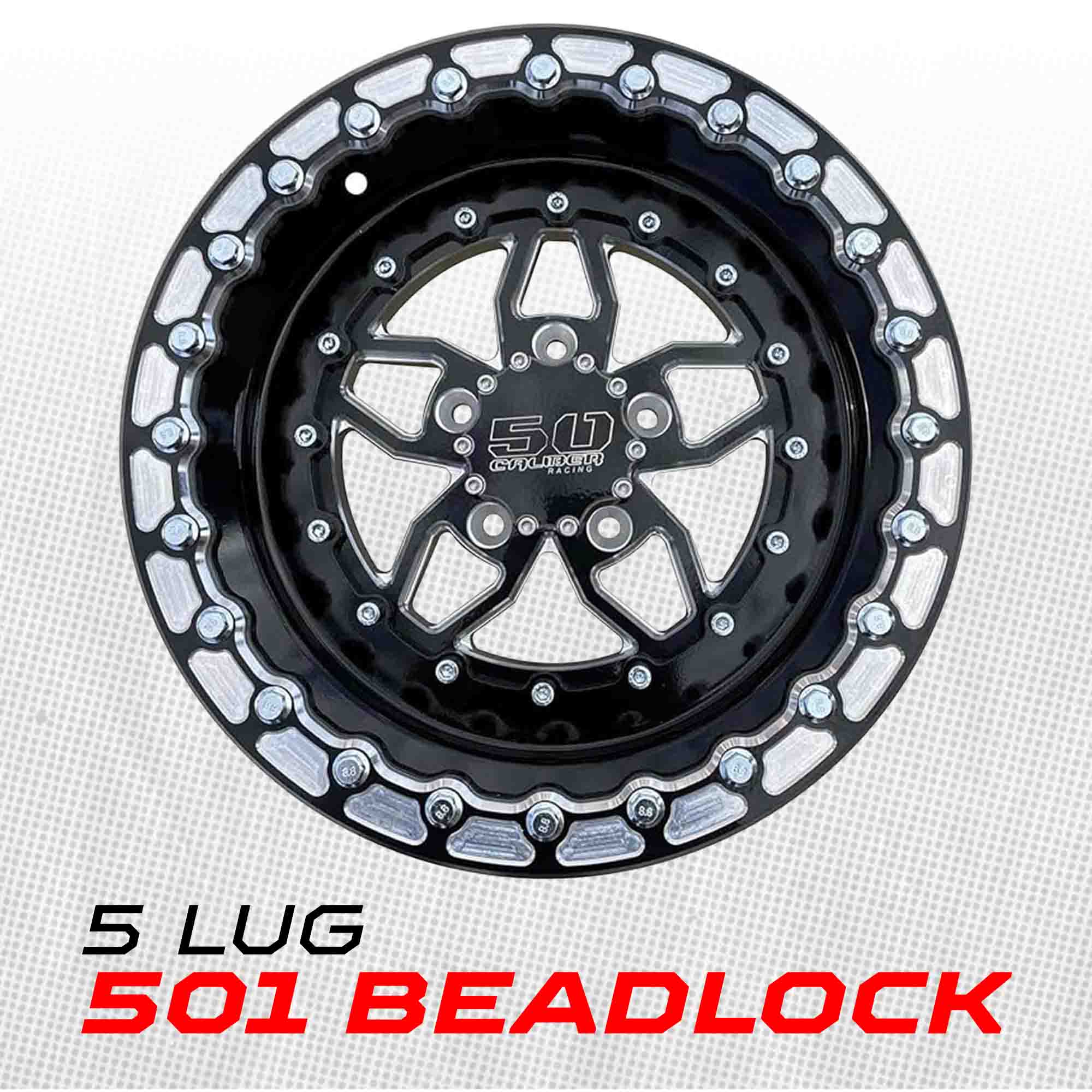 501 Billet Aluminum Beadlock wheel for Polaris ProR & TurboR