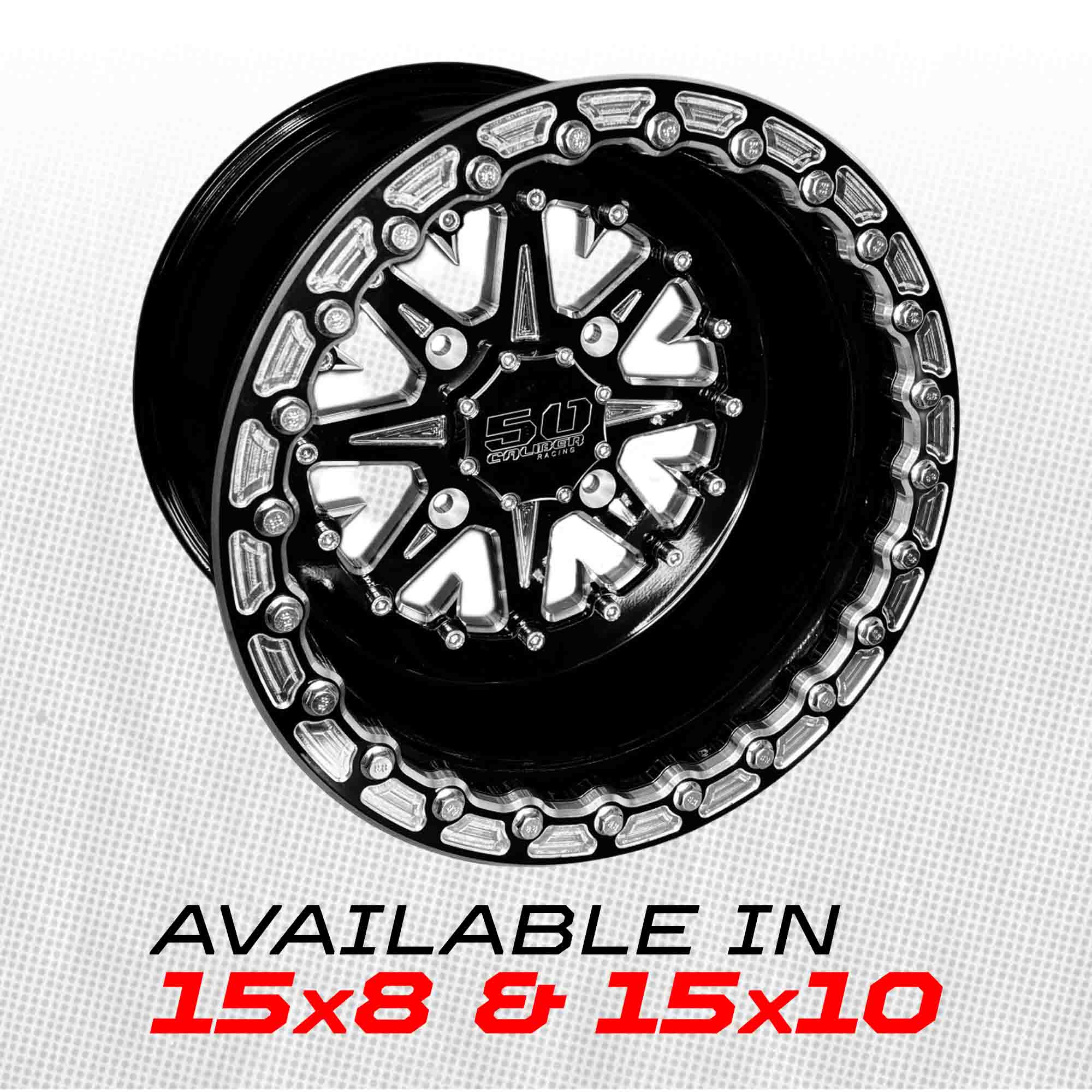 502 Billet Aluminum Beadlock wheel Black