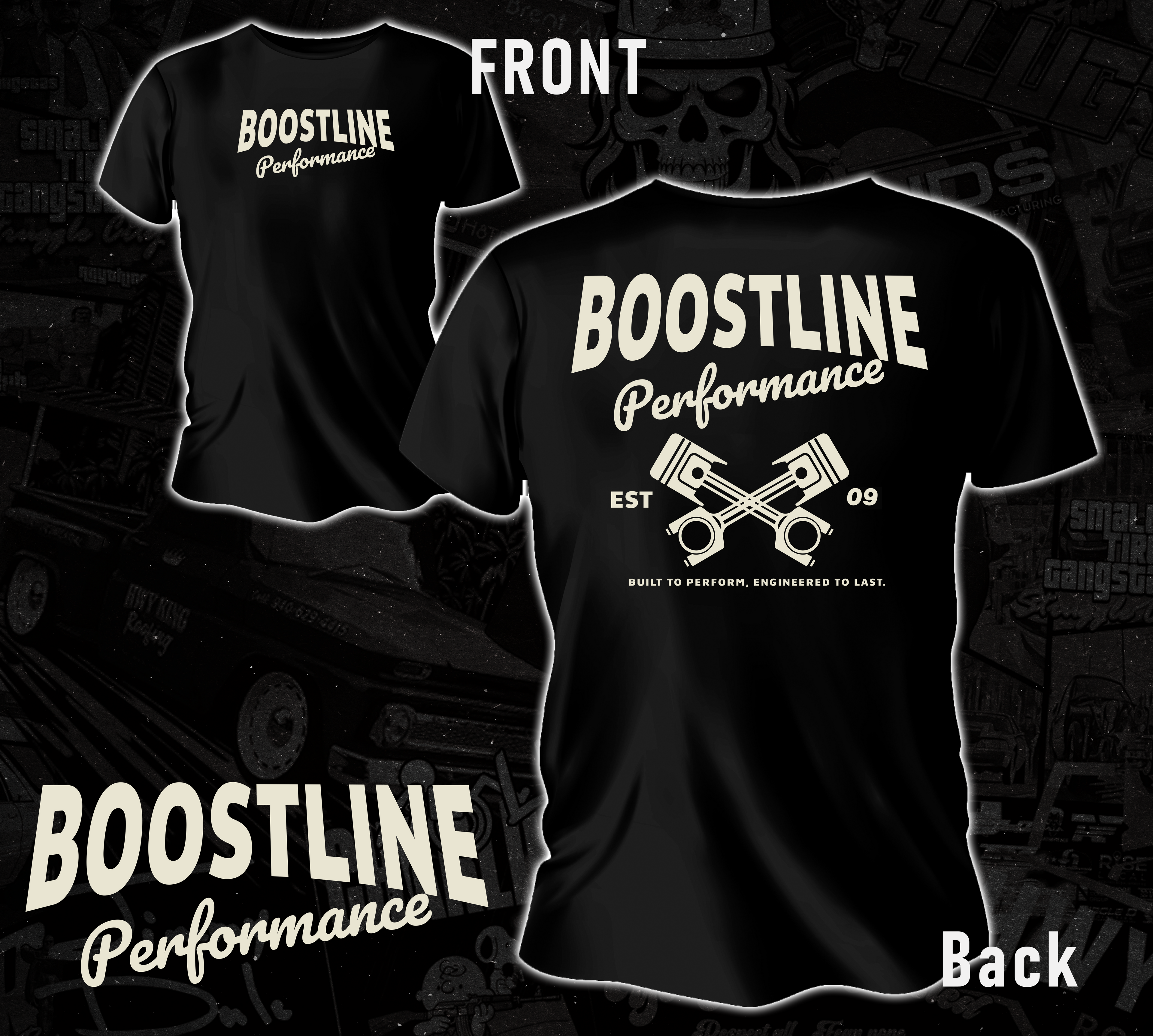 Boostline Retro Speedshop T-Shirt
