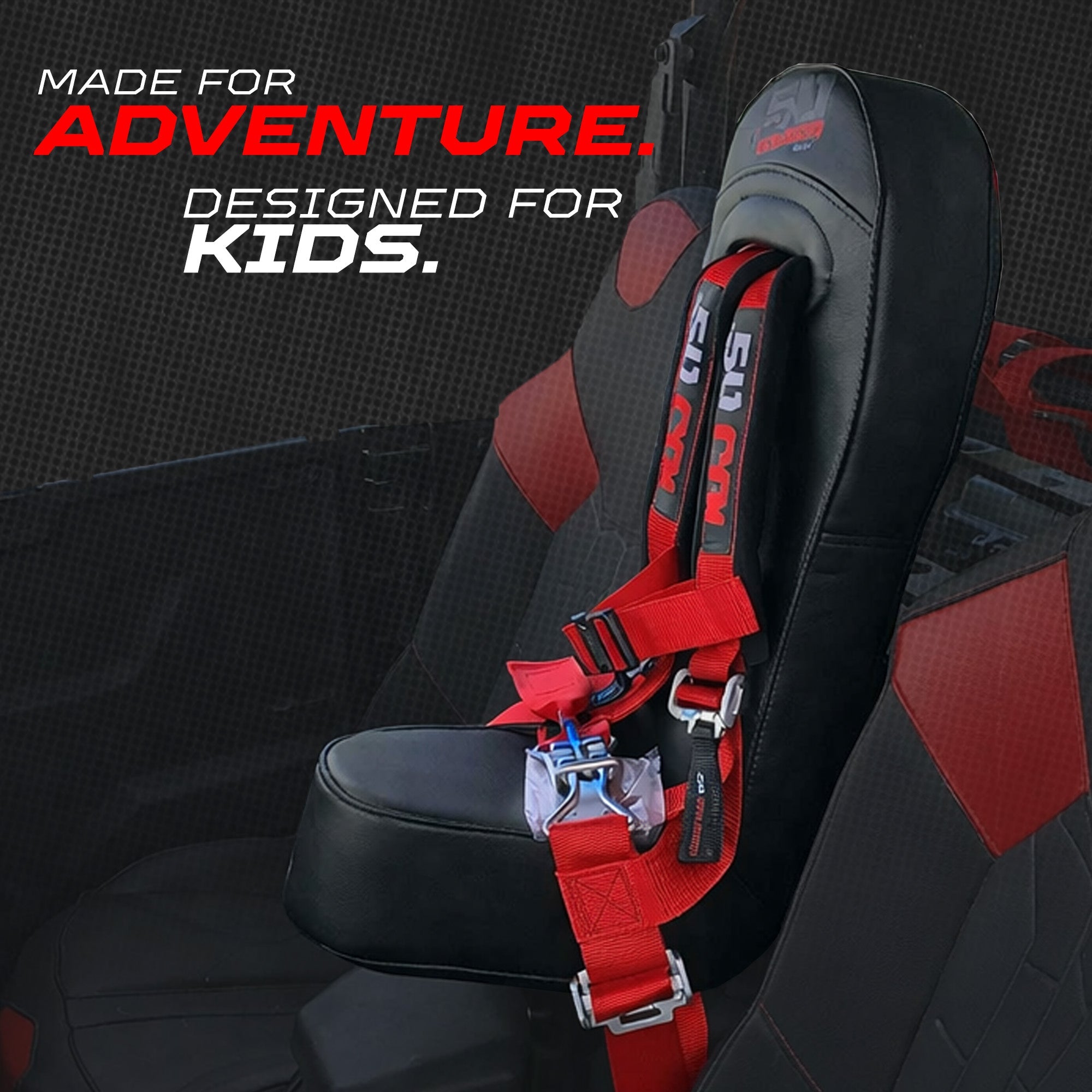 RZR PRO XP 4 Rear Bump Seat & Safety Harness