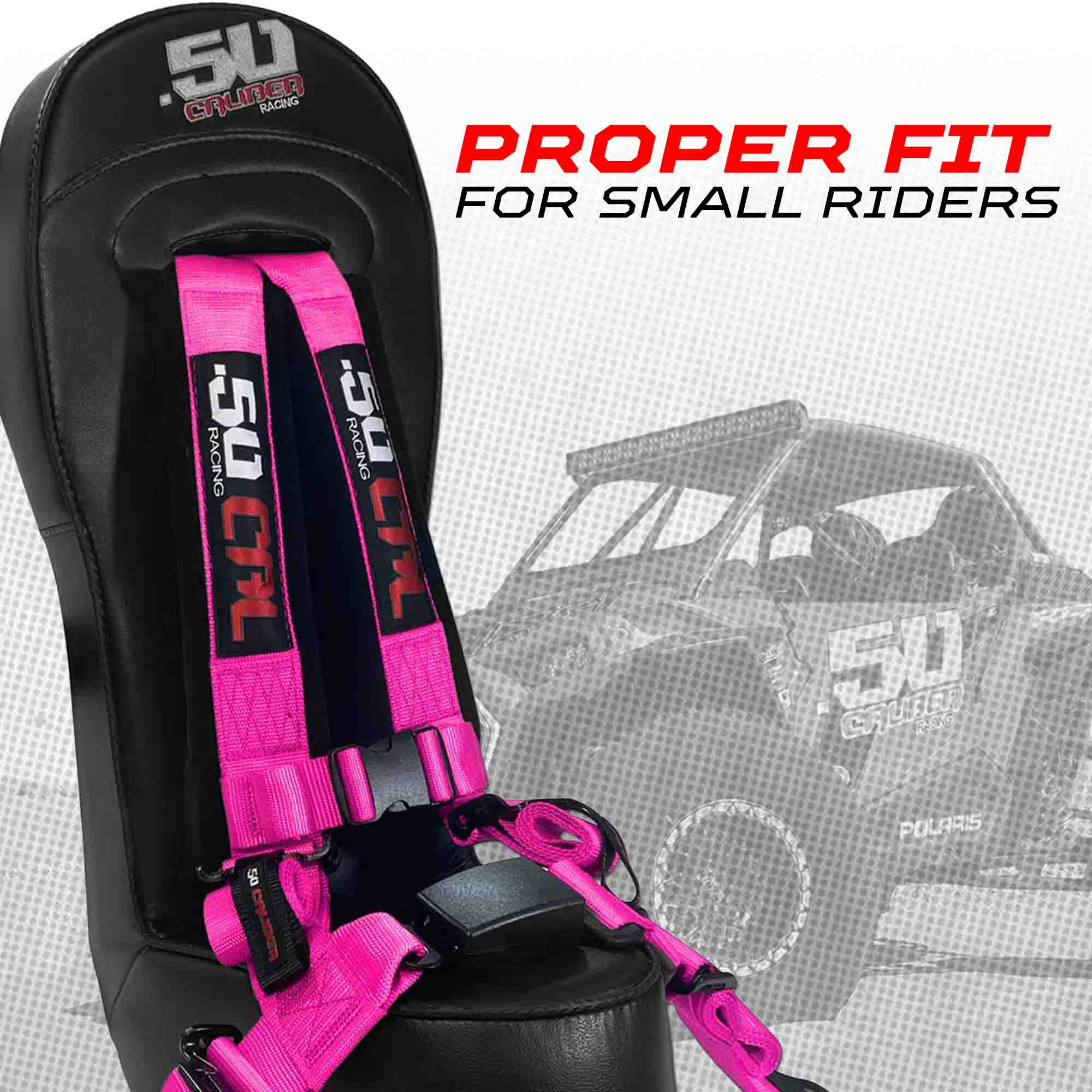 RZR PRO XP 4 Rear Bump Seat & Safety Harness