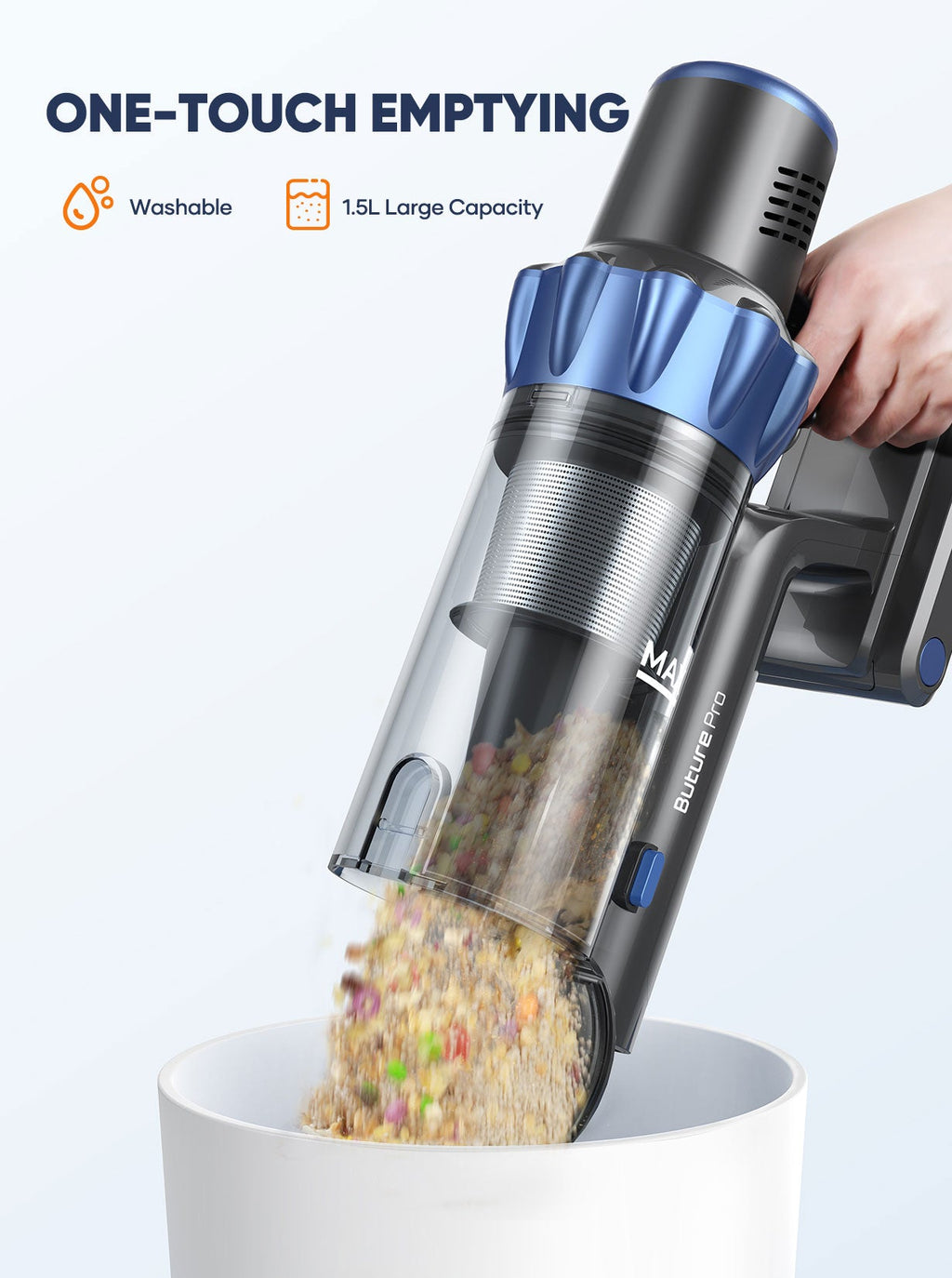 Buture BP10 Cordless Vacuum | 450W 38KPA