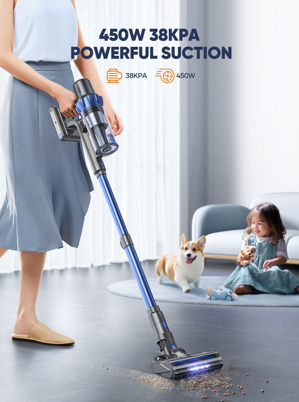 Buture BP10 Cordless Vacuum | 450W 38KPA