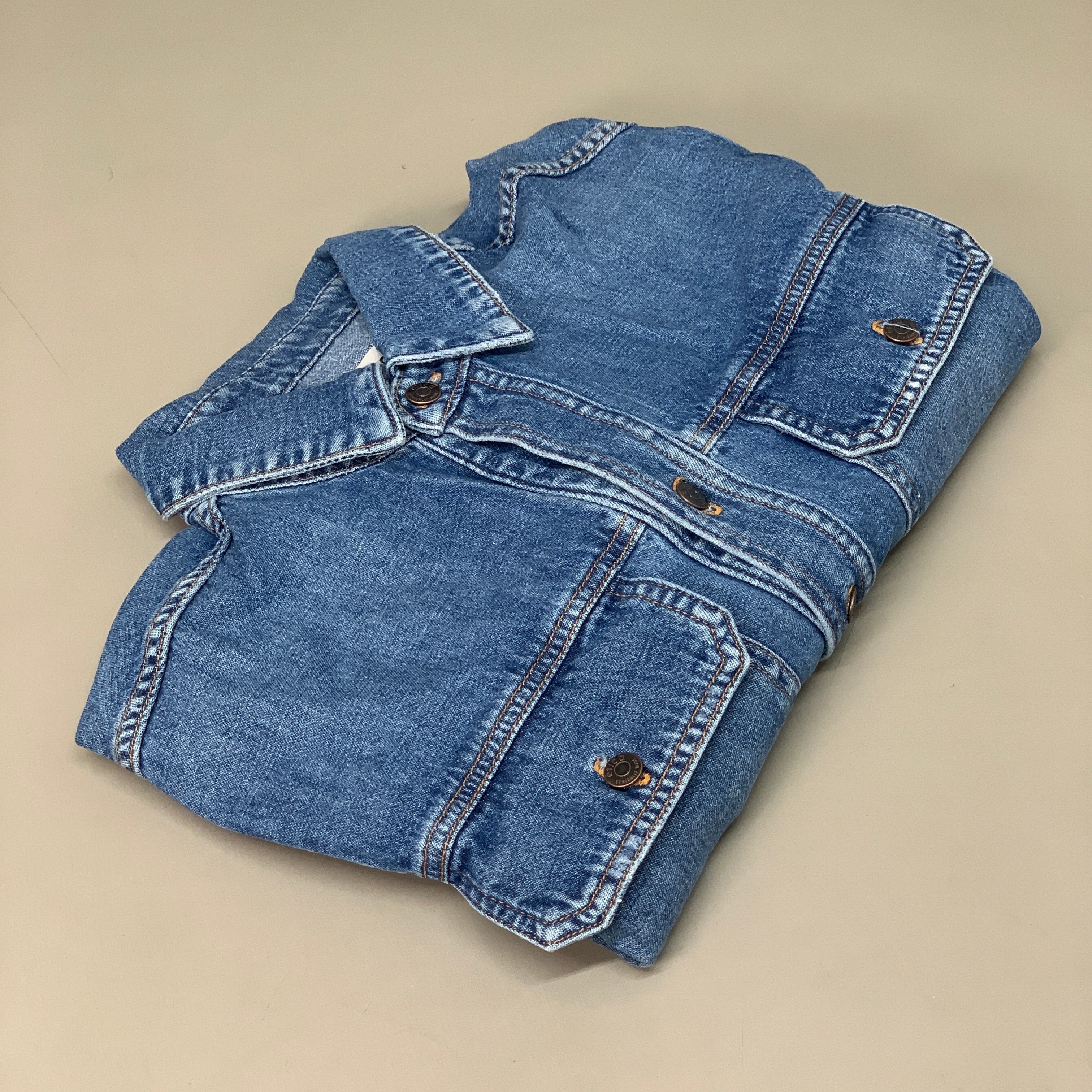 ETICA Harriette Shirt Jacket w/ Front Top Pockets & Collar River Rock Size XS EW143309