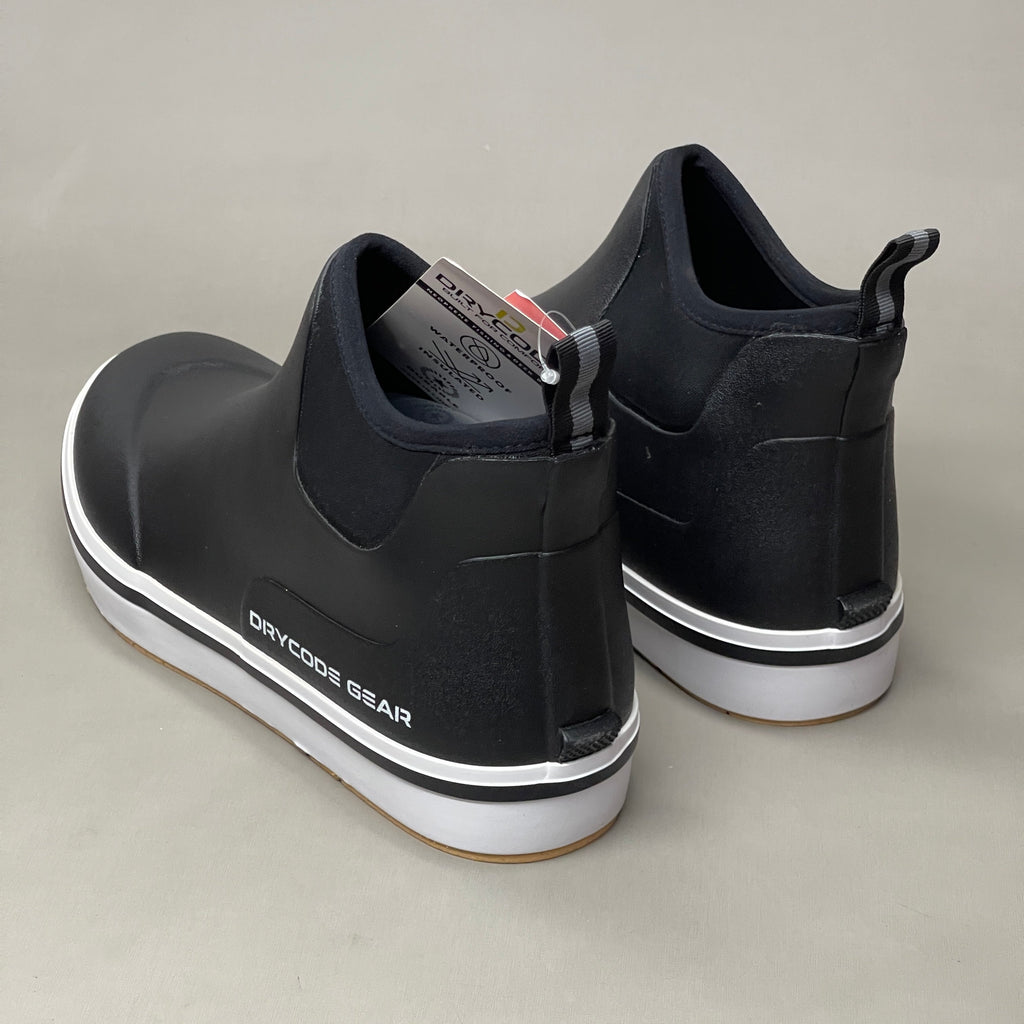 DRYCODE Deck Fishing Boots – Unisex Anti-Slip Ankle Boots Sz M 9 008-2--BK9 (New)