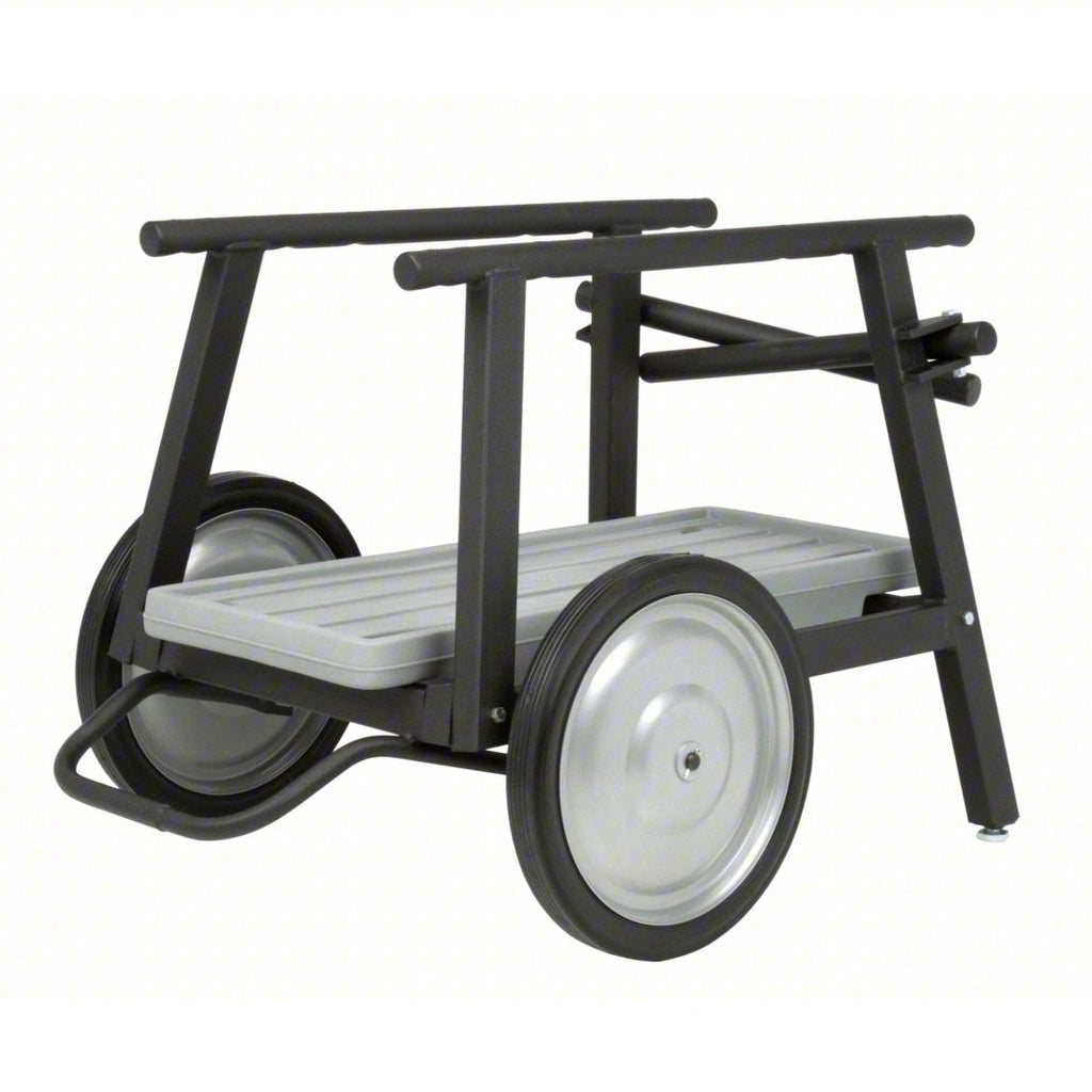 RIDGID Pipe Threading Machine Stand with Wheels Sz 35" x 29.5" x 7.5" Black