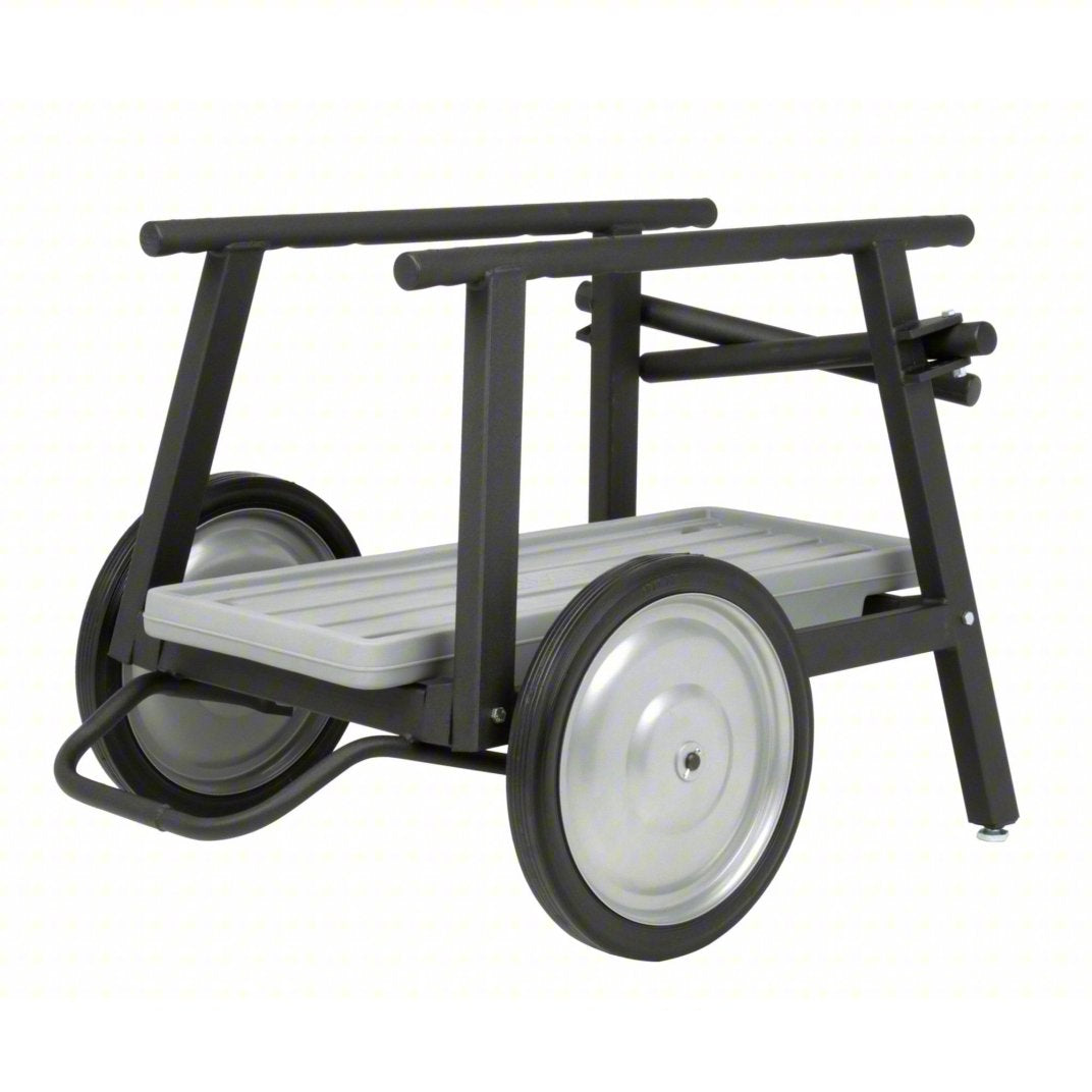 RIDGID Pipe Threading Machine Stand with Wheels Sz 35" x 29.5" x 7.5" Black
