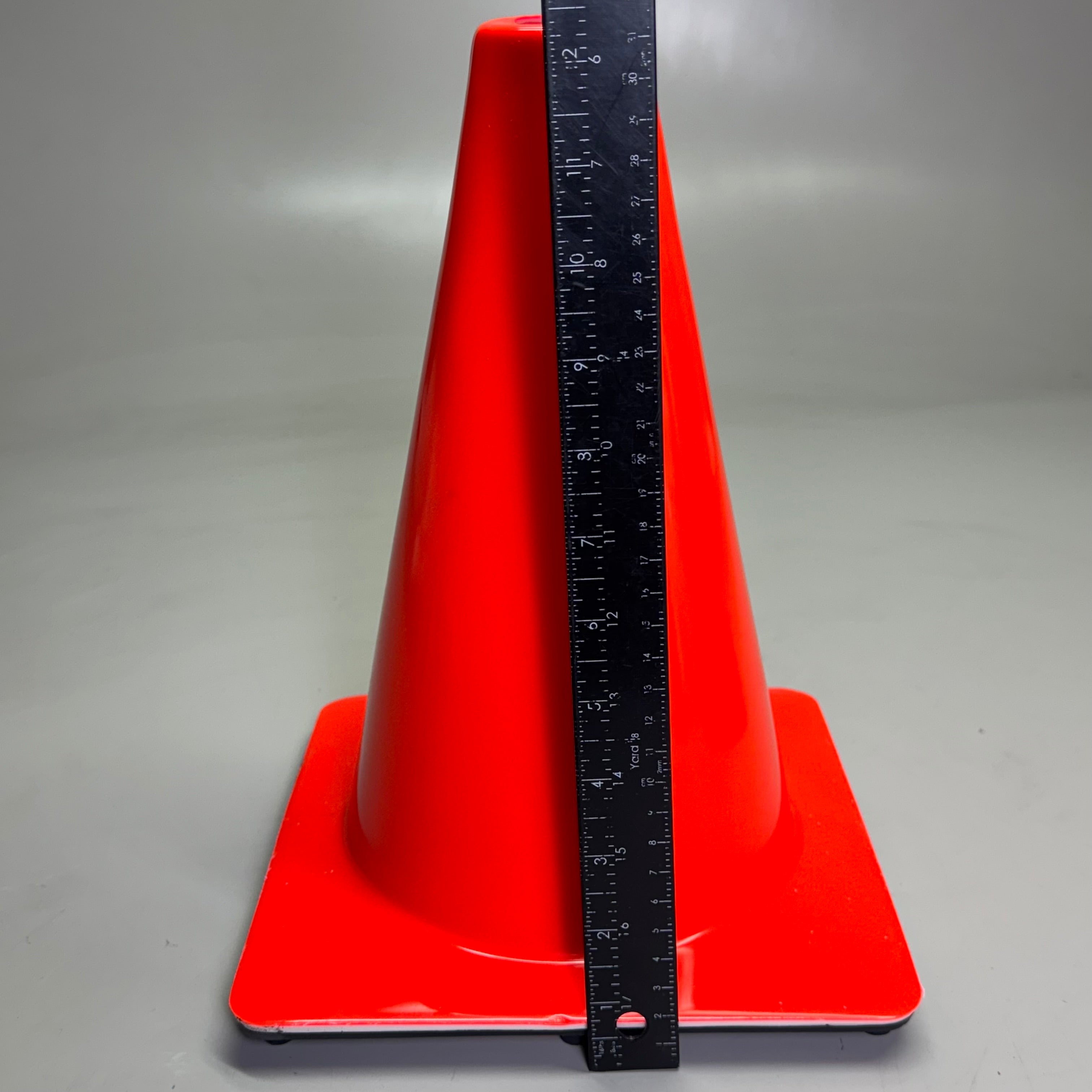 Safety Cone (3 Pcs) Sz 13”Hx9”x9” Red