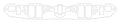 Intake Manifold Gasket Set SBM 318/340/360